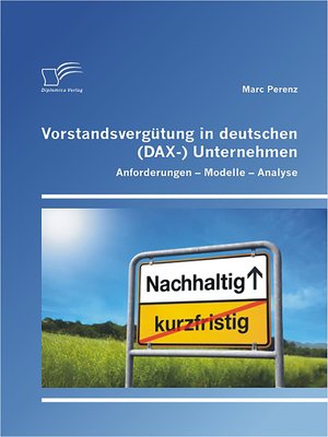 cover image of Vorstandsvergütung in deutschen (DAX-) Unternehmen